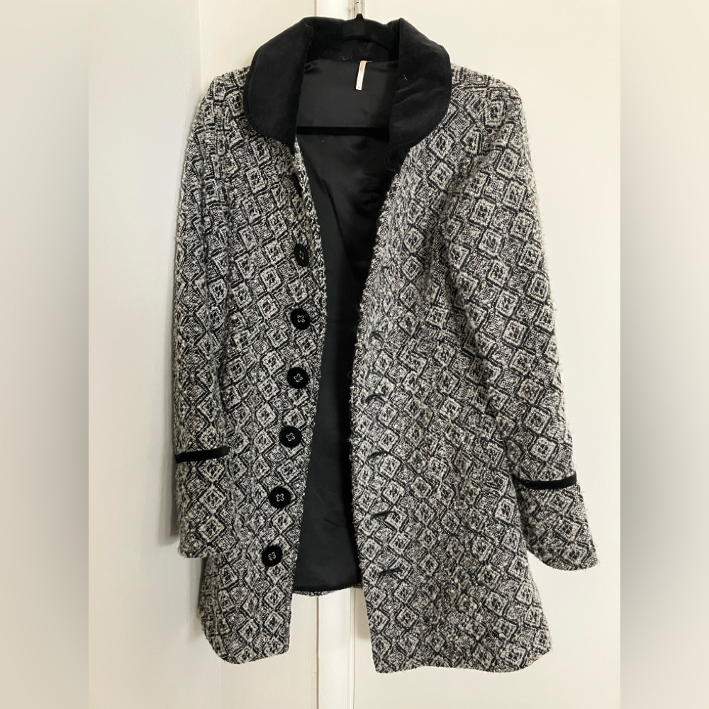 Free People heavy winter coat size 8